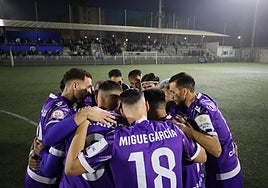 Concentración de los jugadores del Real Jaén.