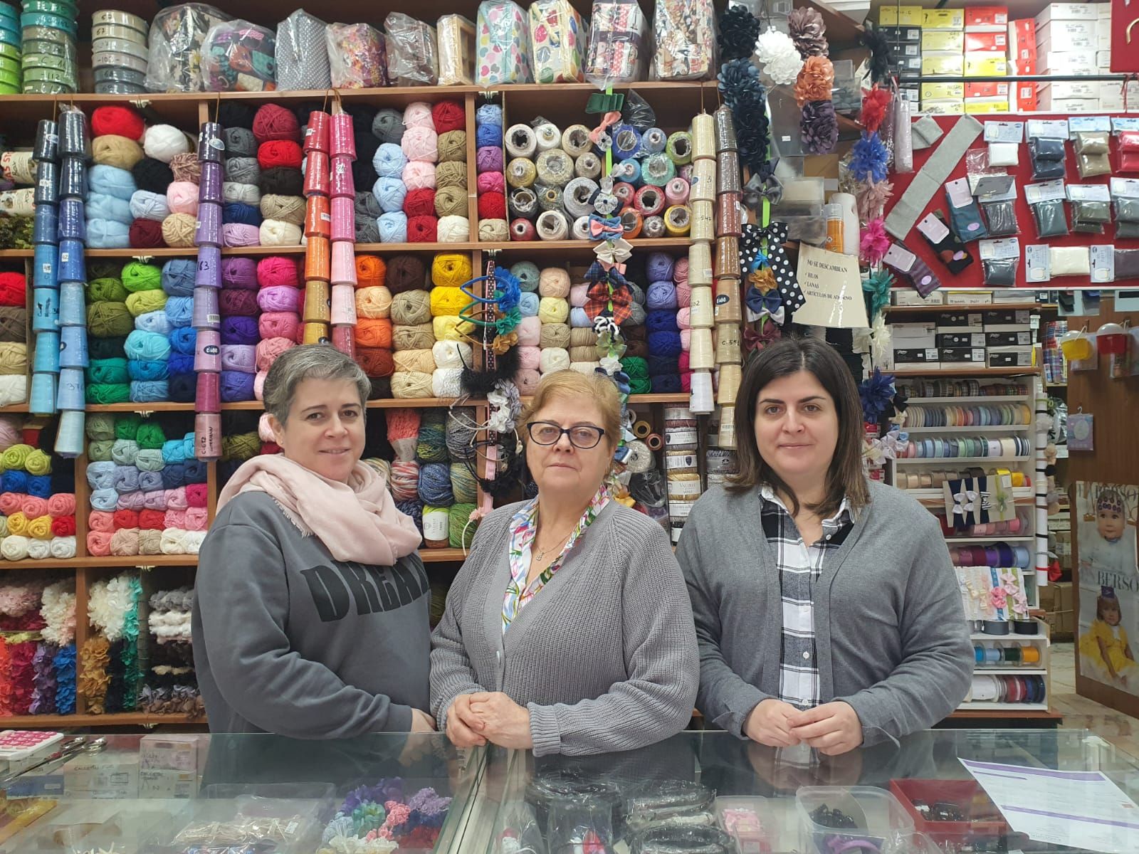 Inmaculada y sus hijas Blanca e Inma.