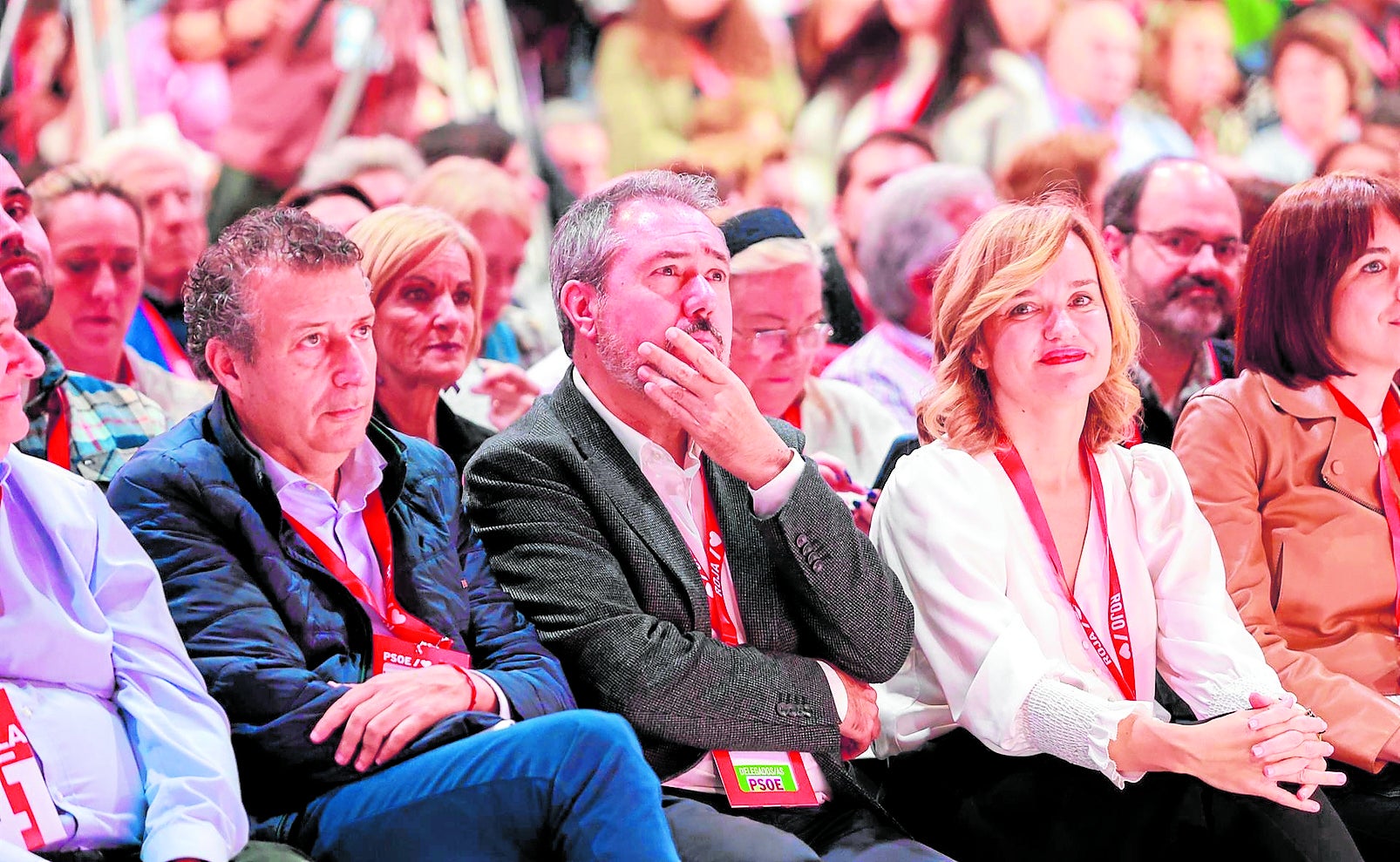 El secretario general del PSOE andaluz, Juan Espadas, en el congreso federal socialista del pasado fin de semana en Sevilla.