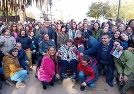 Foto de familia de la celebración del Día de las Personas con Discapacidad.