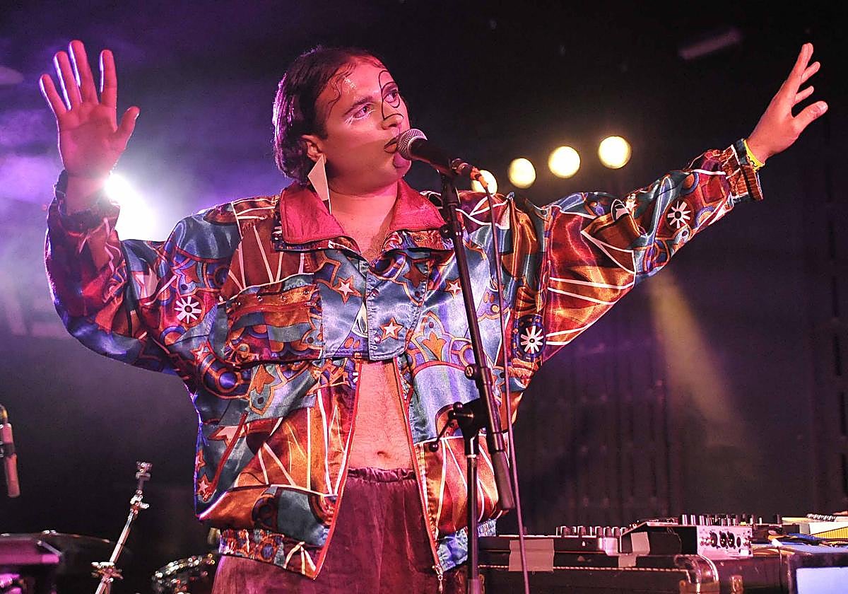 García Picasso, durante un concierto