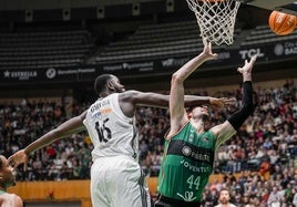 Tomic, en el partido contra el Real Madrid.