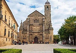 Turistas en la ciudad de Úbeda.