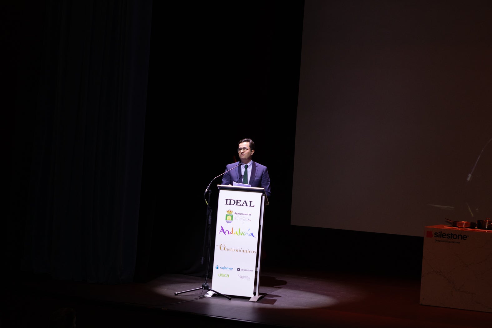 El alcalde de El Ejido, Francisco Góngora,en su intervención.