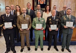 Entrega de los reconocimientos en la Subdelegación de Almería.