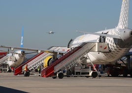 Operativa de Vueling en el Aeropuerto de Granada.