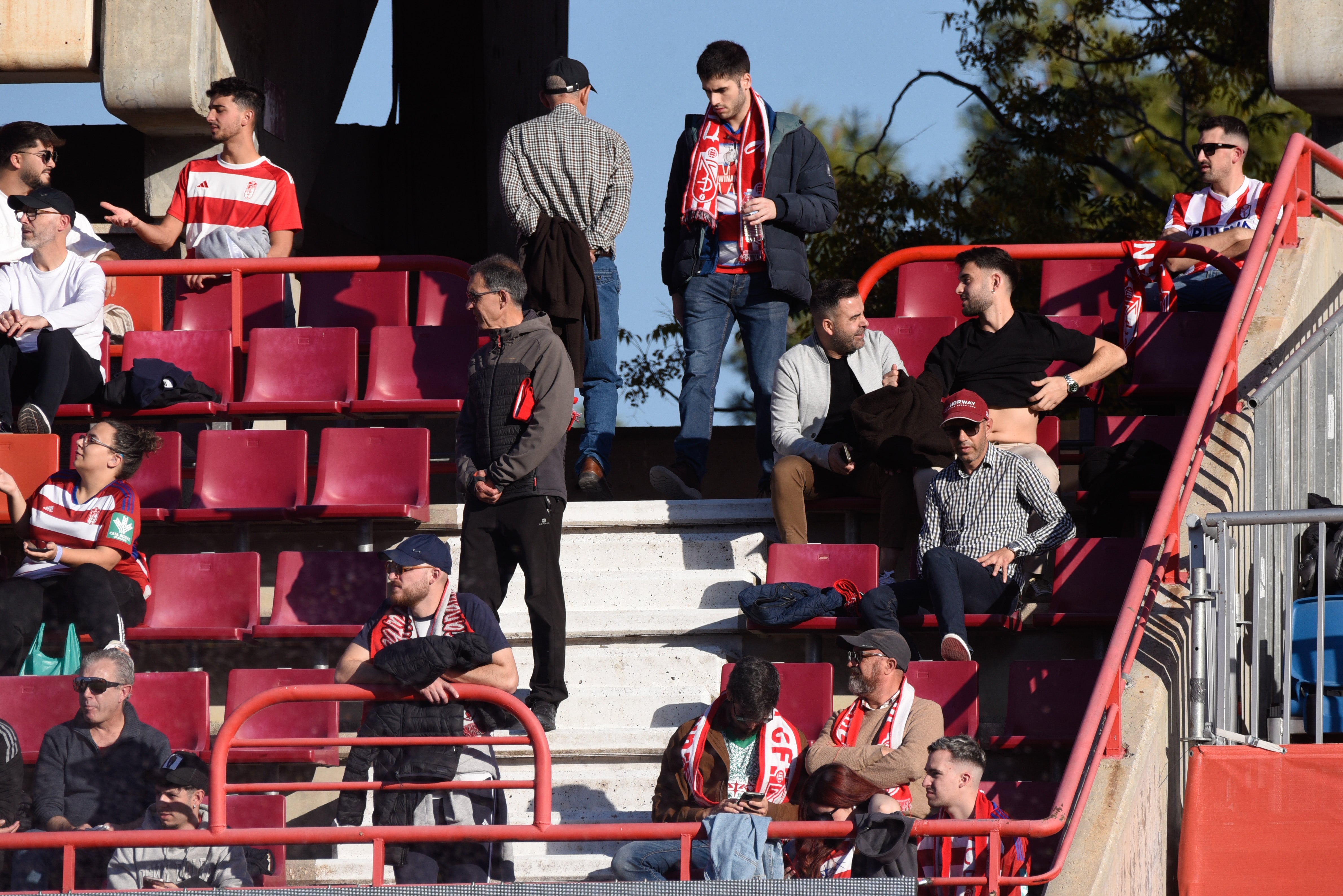 Búscate en la grada de Los Cármenes en el Granada-Racing