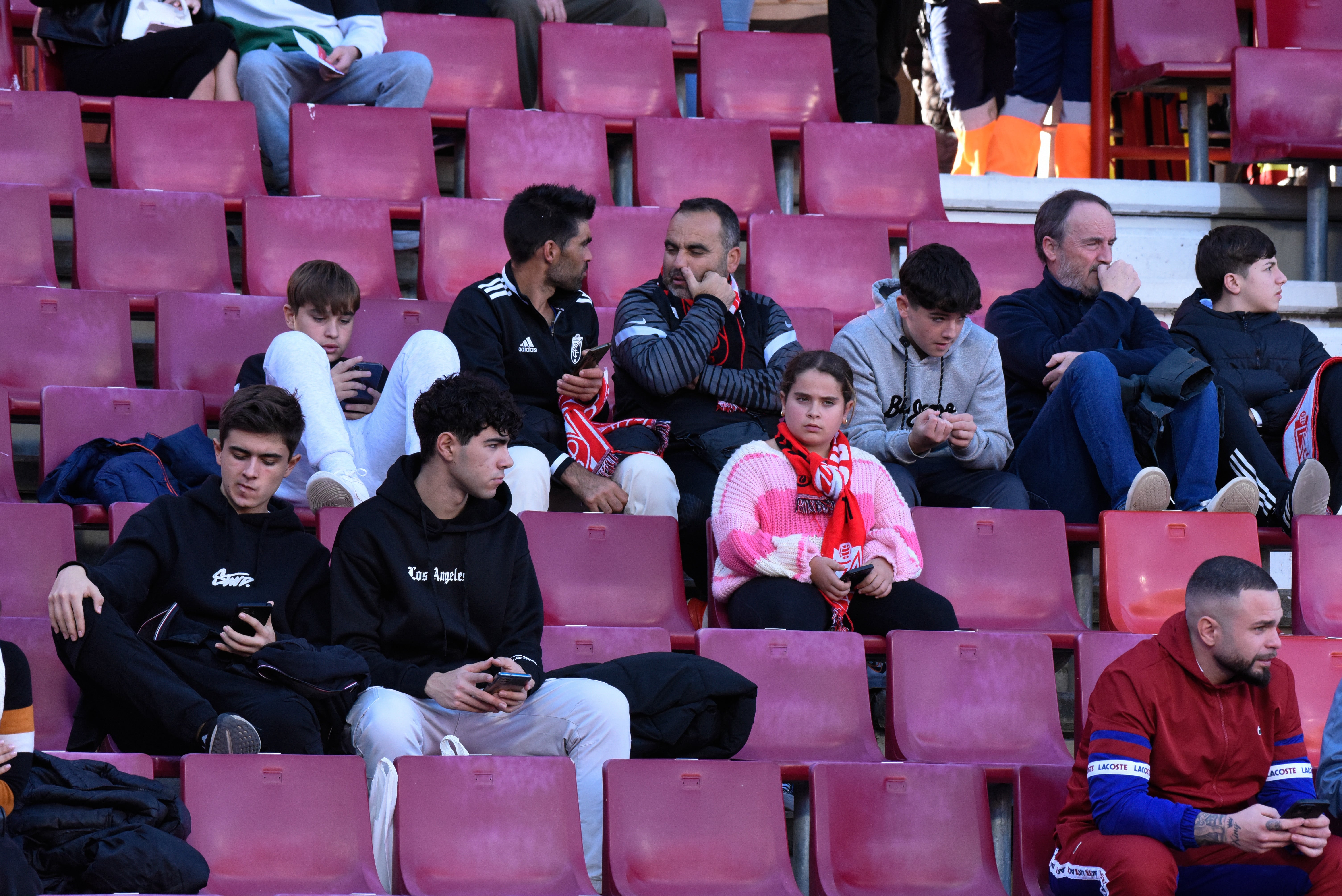 Búscate en la grada de Los Cármenes en el Granada-Racing