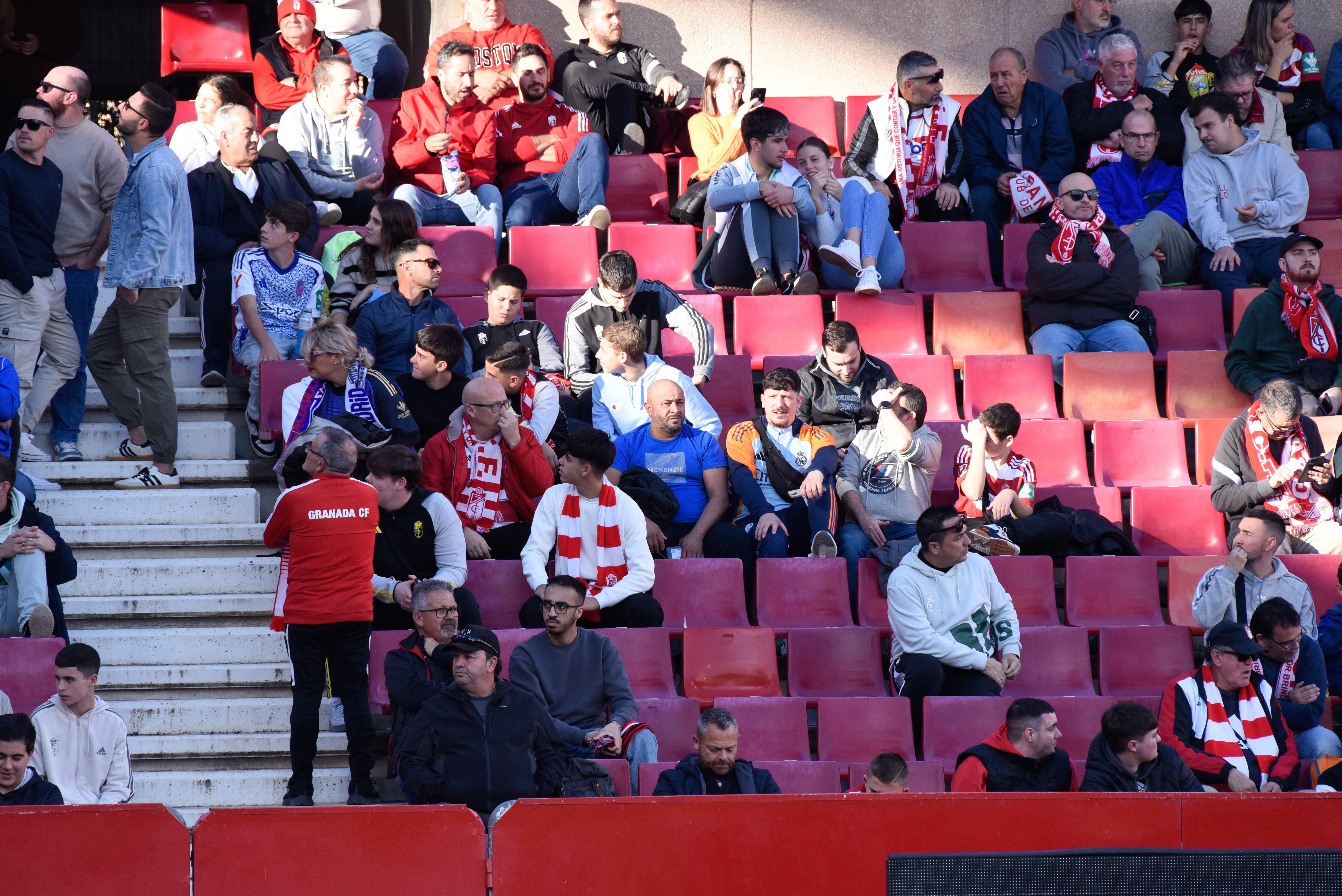 Búscate en la grada de Los Cármenes en el Granada-Racing