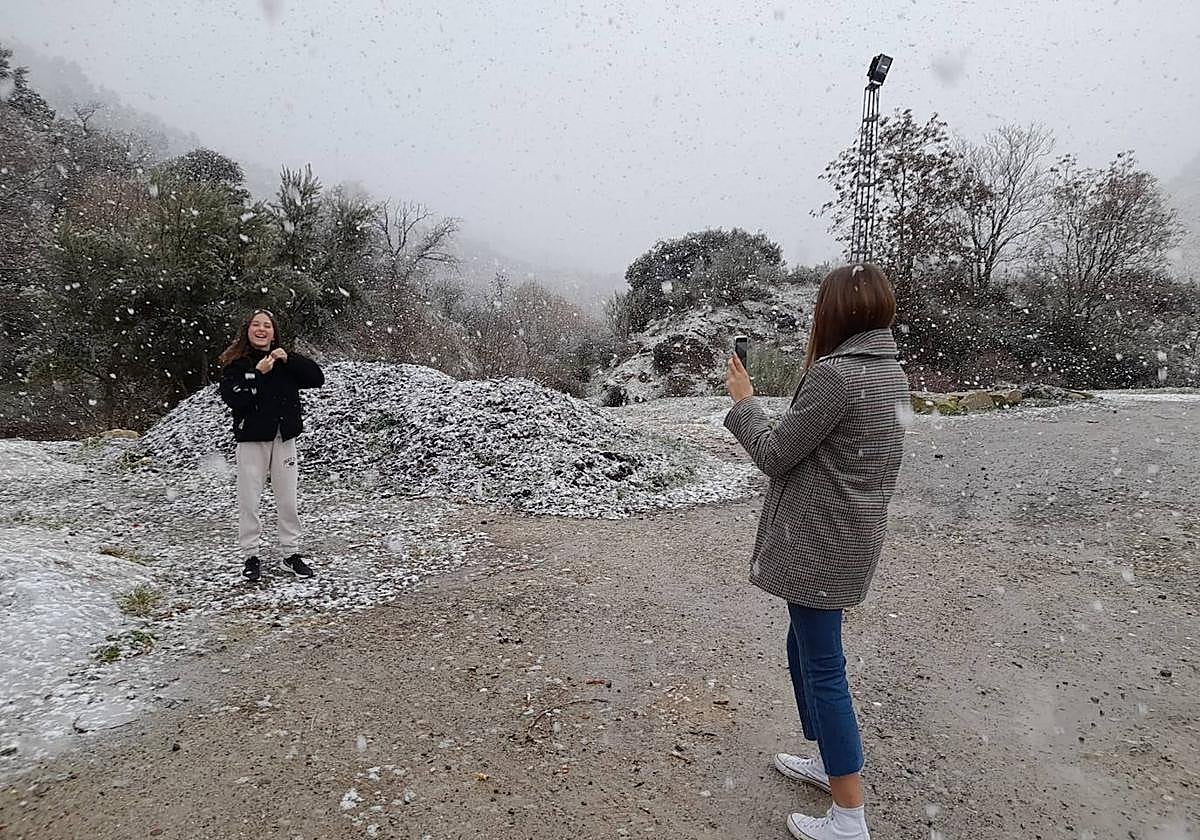 Llega el bajón térmico a Andalucía con frío y nieve.
