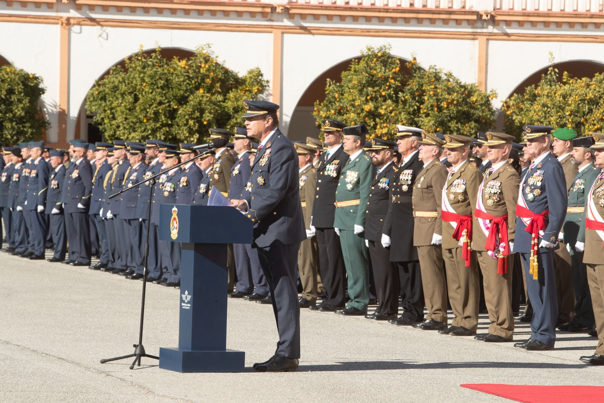 Las imágenes de la celebración de la Virgen de Loreto en la Base Aérea de Armilla