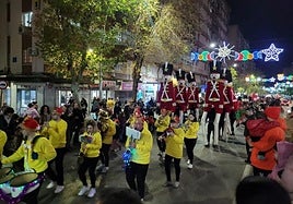 Cabalgata del año pasado por la avenida de Andalucía (Gran Eje).