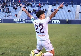 Óscar Lozano está firmando un gran campeonato liguero con el Real Jaén