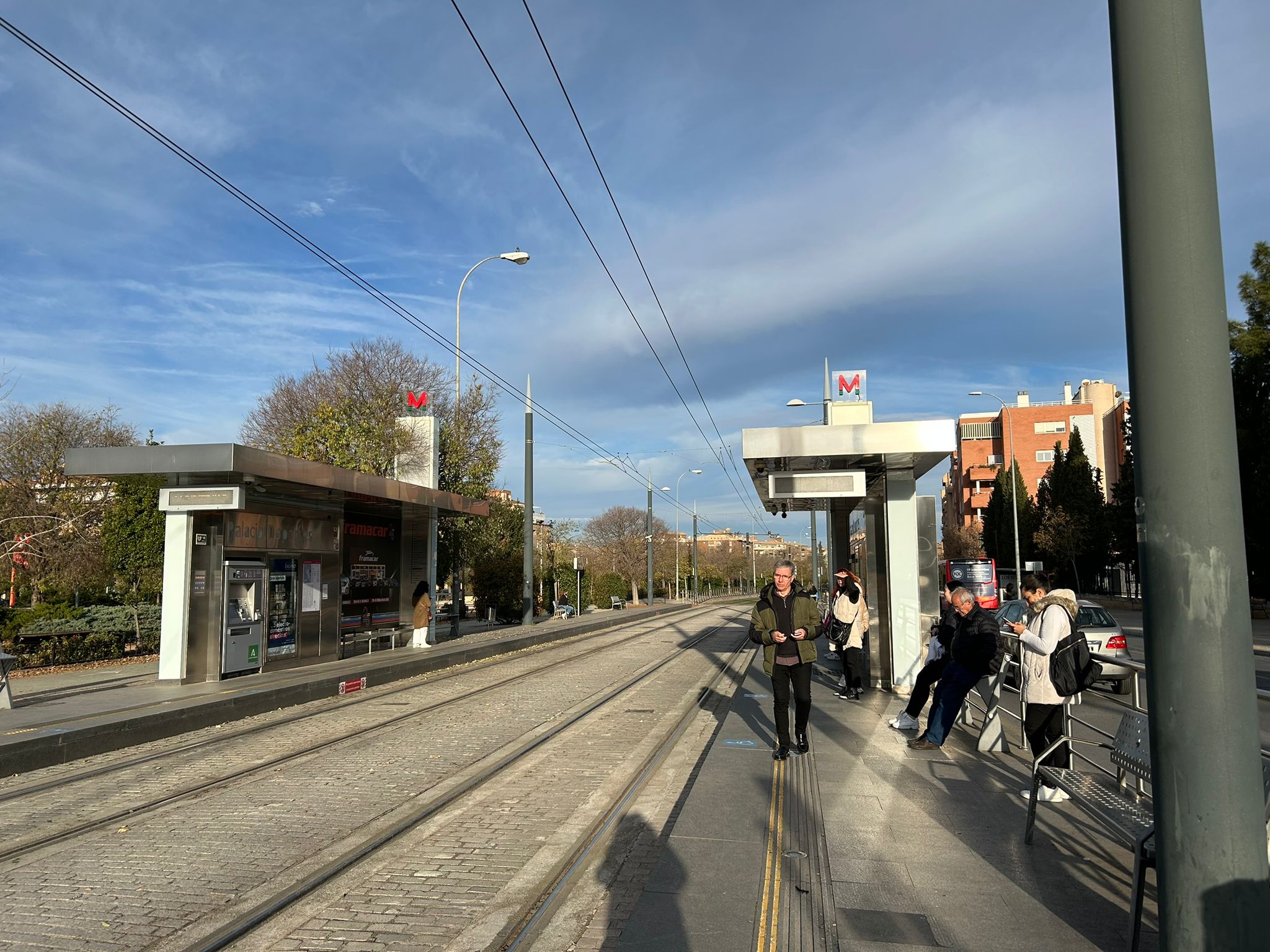 Las paradas del metro, casi vacías por una avería