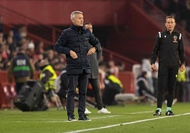 Fran Escribá, durante el partido.