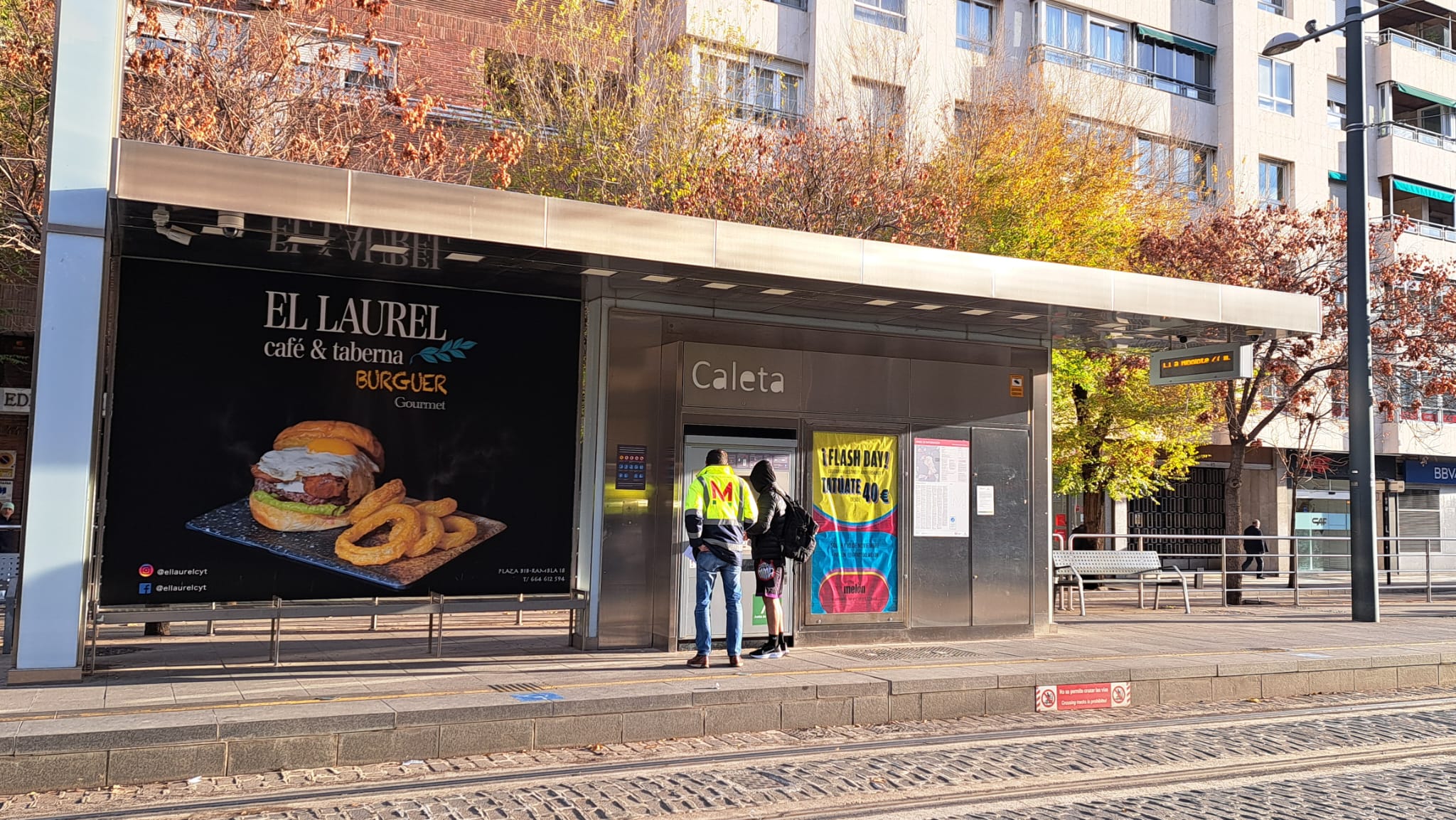 Las paradas del metro, casi vacías por una avería