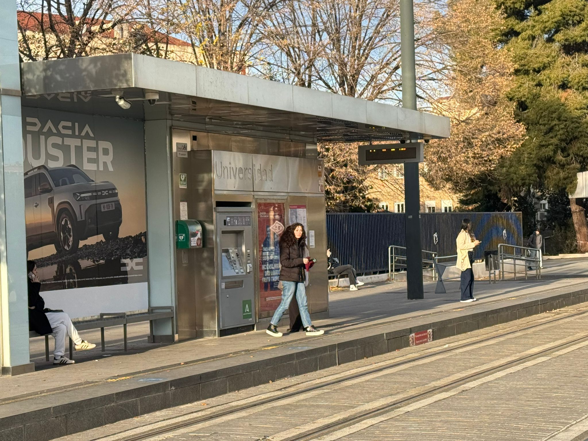 Las paradas del metro, casi vacías por una avería