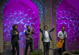 Imagen de archivo de una actuación flamenca.