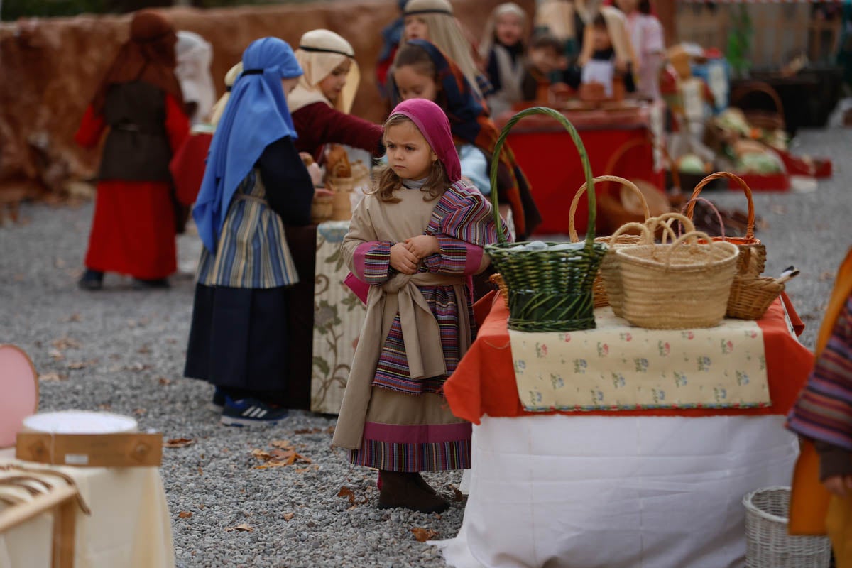 Las imágenes del belén viviente de Siervas del evangelio