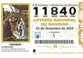 Lotería de Navidad 2024.