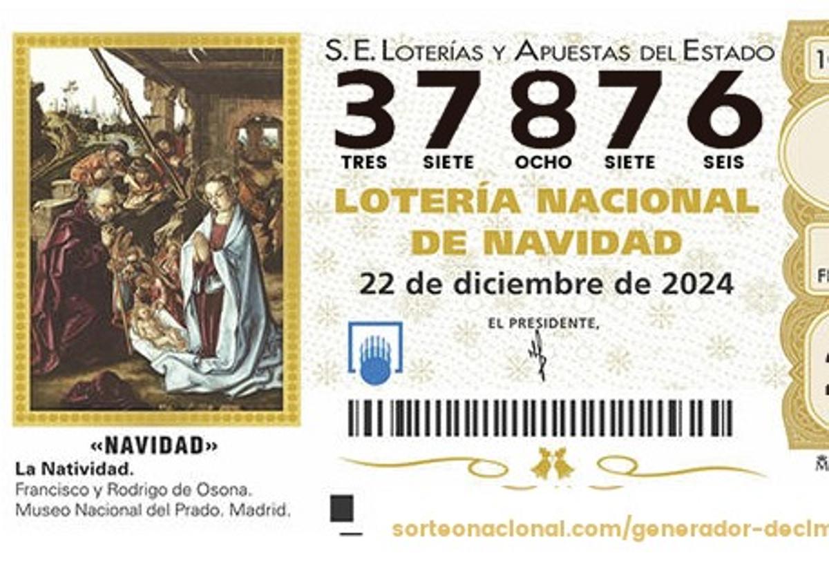 Lotería de Navidad 2024.