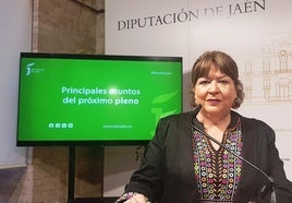 Vicepresidenta segunda y diputada de Economía, Hacienda, Asistencia a Municipios y Recursos Humanos, Pilar Parra.