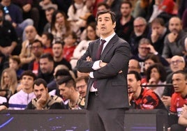 Pablo Pin, en el partido contra el Baskonia.