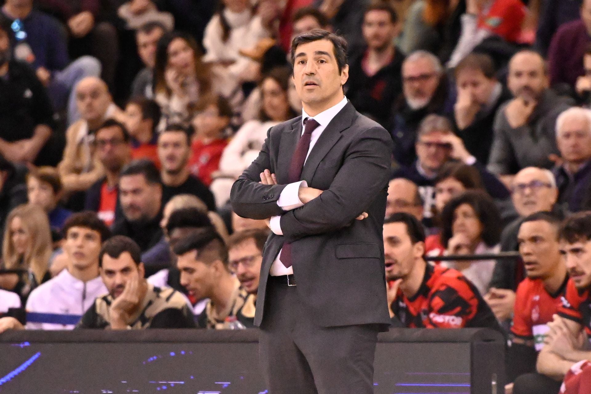 Pablo Pin, en el partido contra el Baskonia.