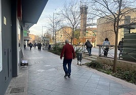 Zona de la Chana en la que la mujer pidió ayuda tras lo ocurrido.