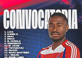 Hongla vuelve a una lista en la que sigue Juanma