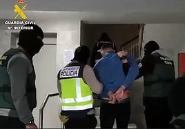 Una de las detenciones.