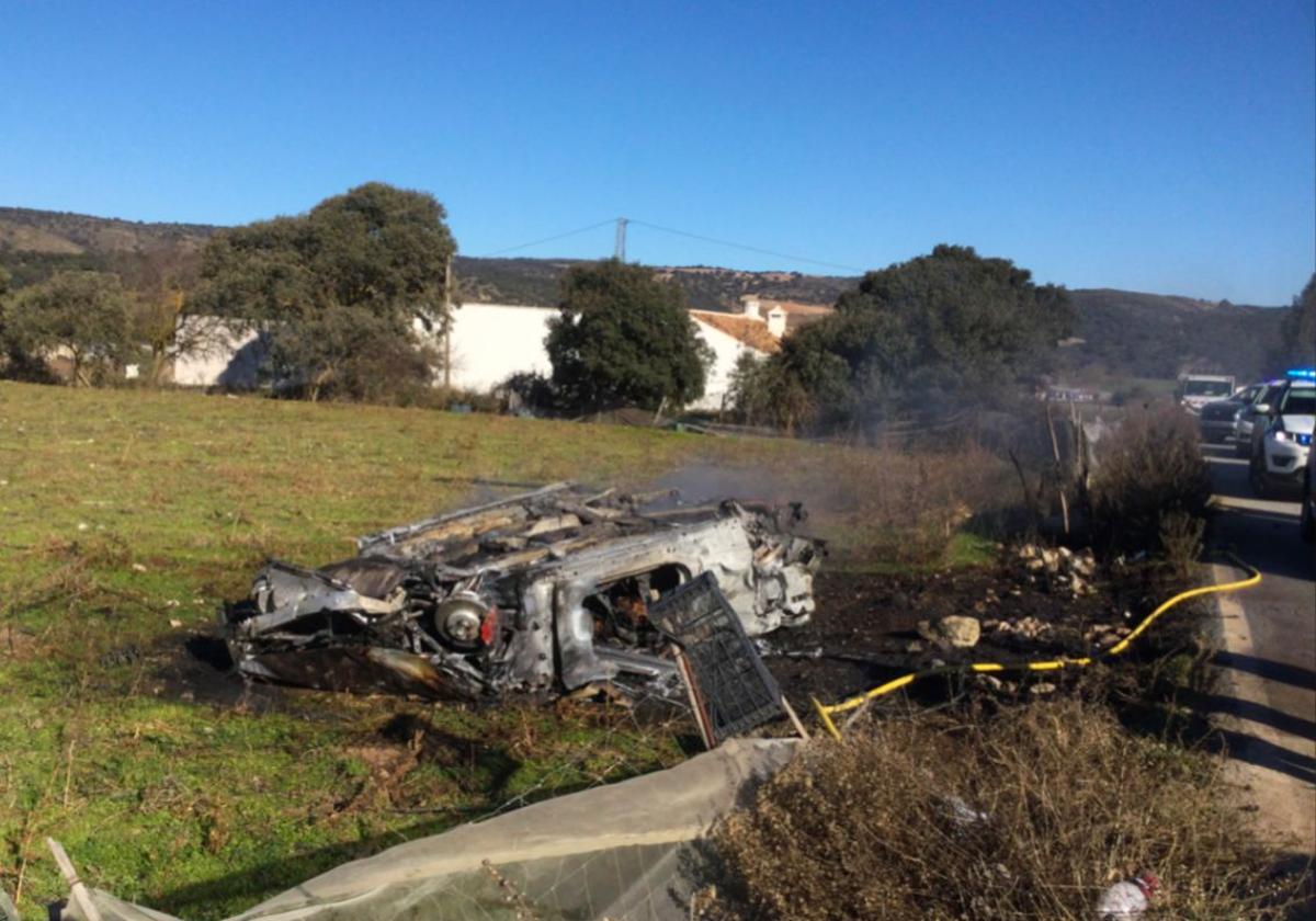Fallece calcinado en un accidente de tráfico un médico de 36 años del consultorio de Zafarraya