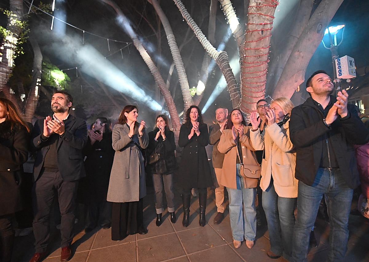 Imagen secundaria 1 - La historia de la ciudad de Almería ilumina el Parque Nicolás Salmerón en Navidad