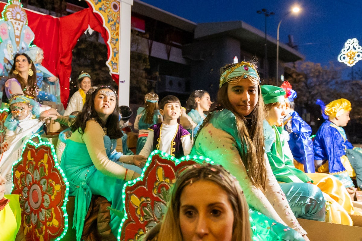 Las imágenes de la cabalgata de Papá Noel en Granada