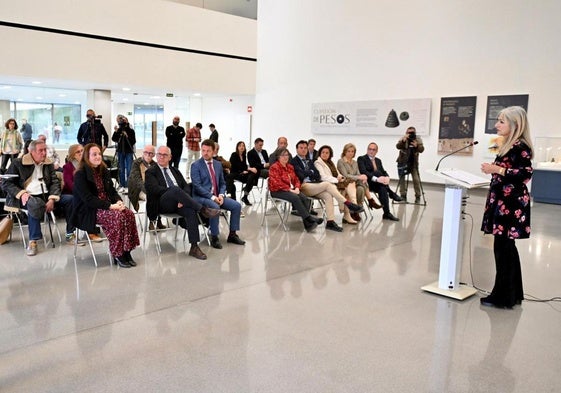 La consejera de Cultura anunció en el Museo Ibero la licitación de la museografía.