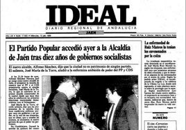 Portada de IDEAL del 12 de julio de 1989.