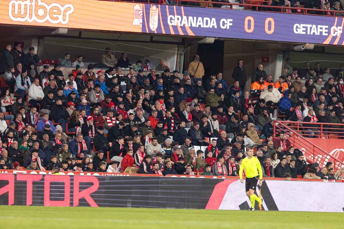 Encuéntrate en Los Cármenes en el partido ante el Getafe