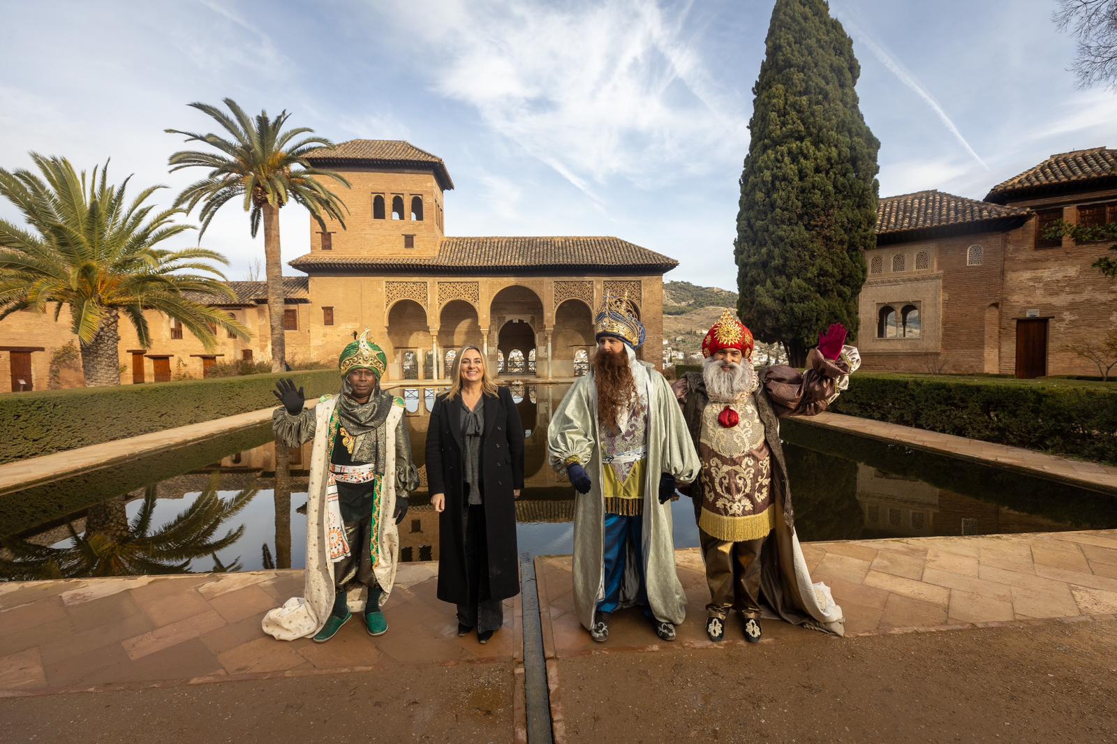 Las imágenes de los Reyes Magos en la Alhambra