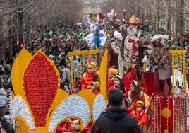 La Cabalgata de Reyes de Granada vista desde dentro