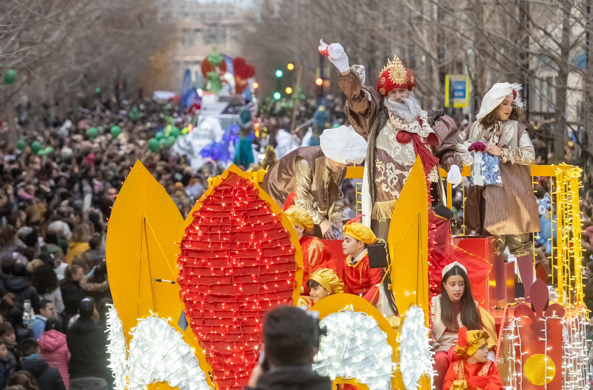 La Cabalgata de Reyes de Granada vista desde dentro