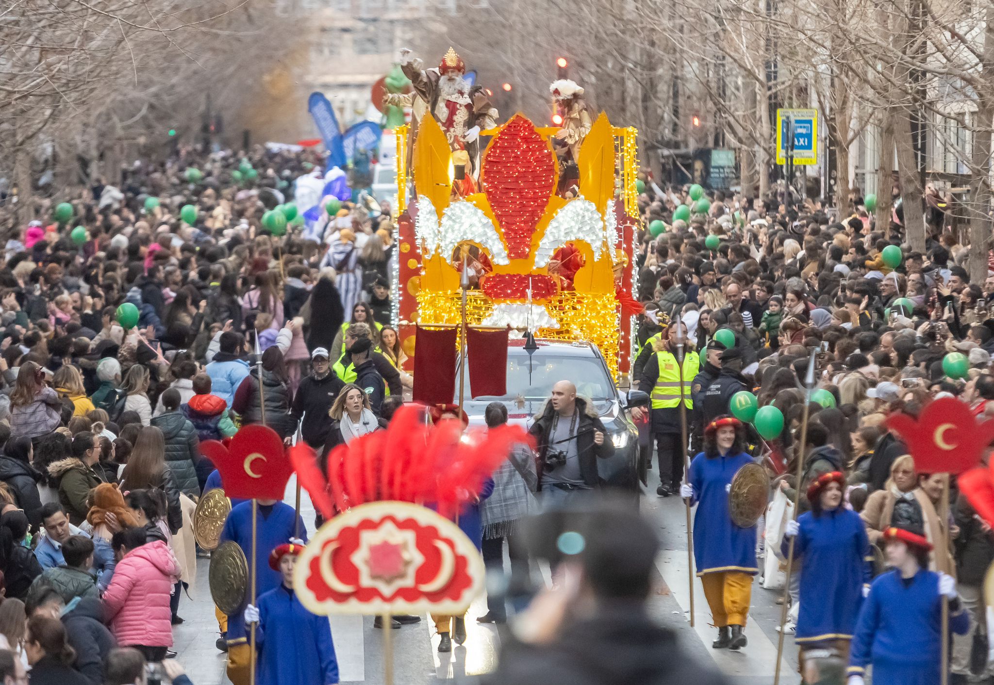 La Cabalgata de Reyes de Granada vista desde dentro