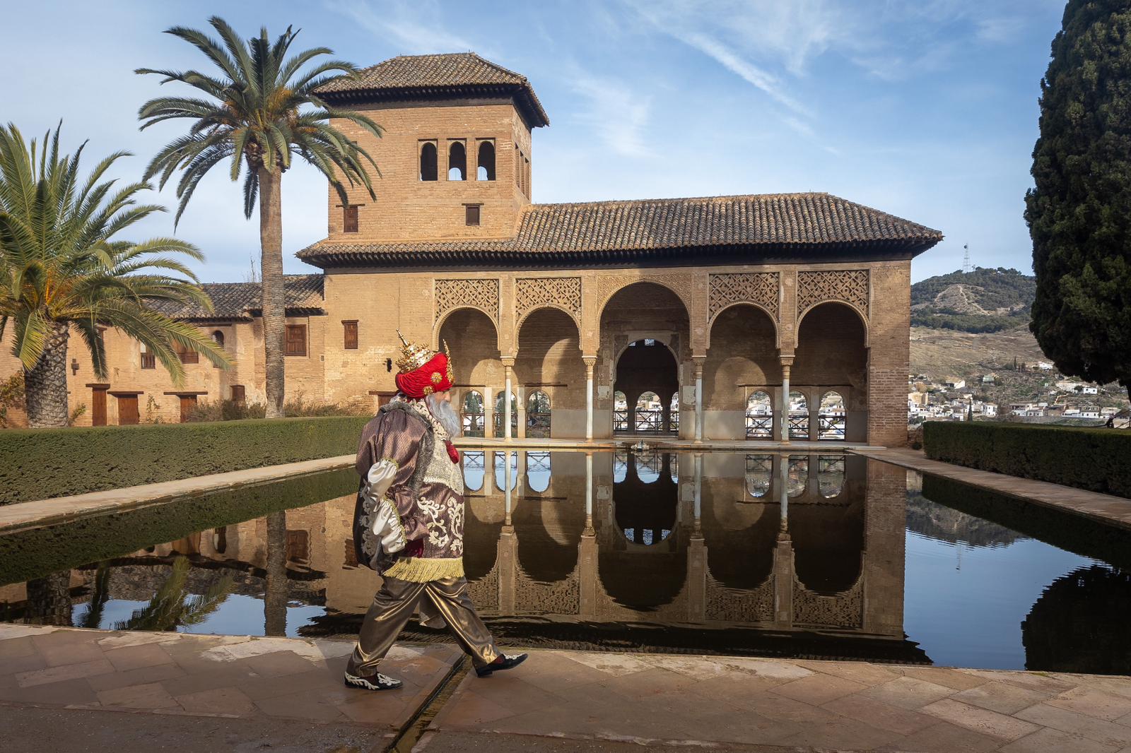 Las imágenes de los Reyes Magos en la Alhambra