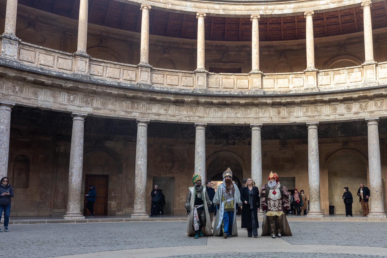 Las imágenes de los Reyes Magos en la Alhambra