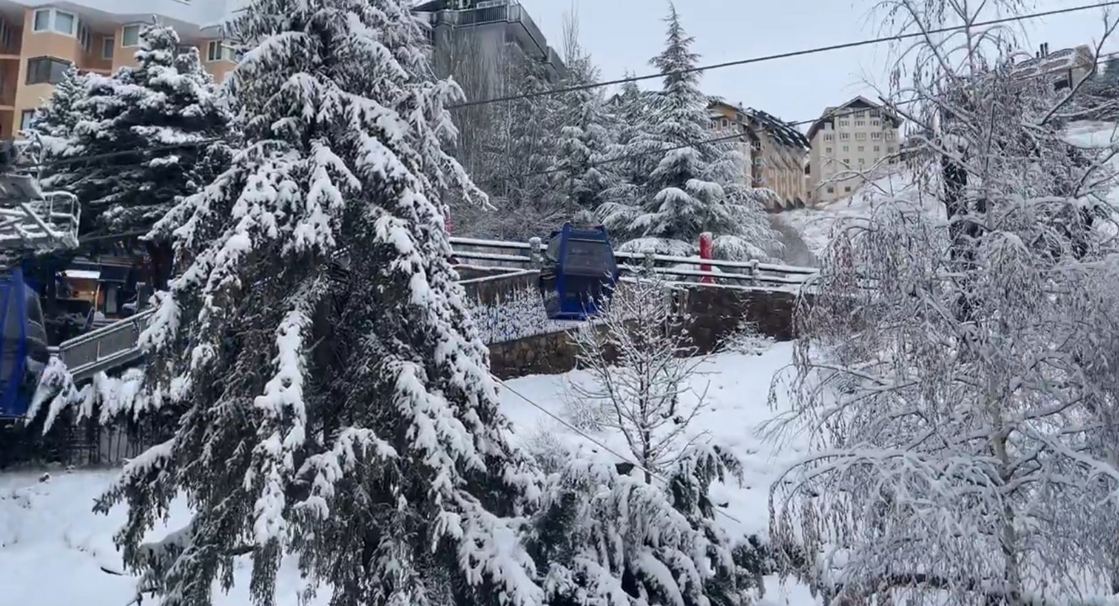 Así ha amanecido la Sierra con la nevada del Día de Reyes