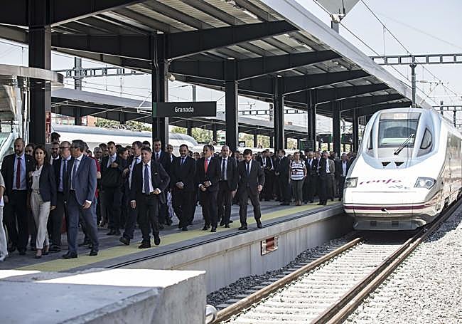 Trayecto inaugural del AVE en junio de 2019.