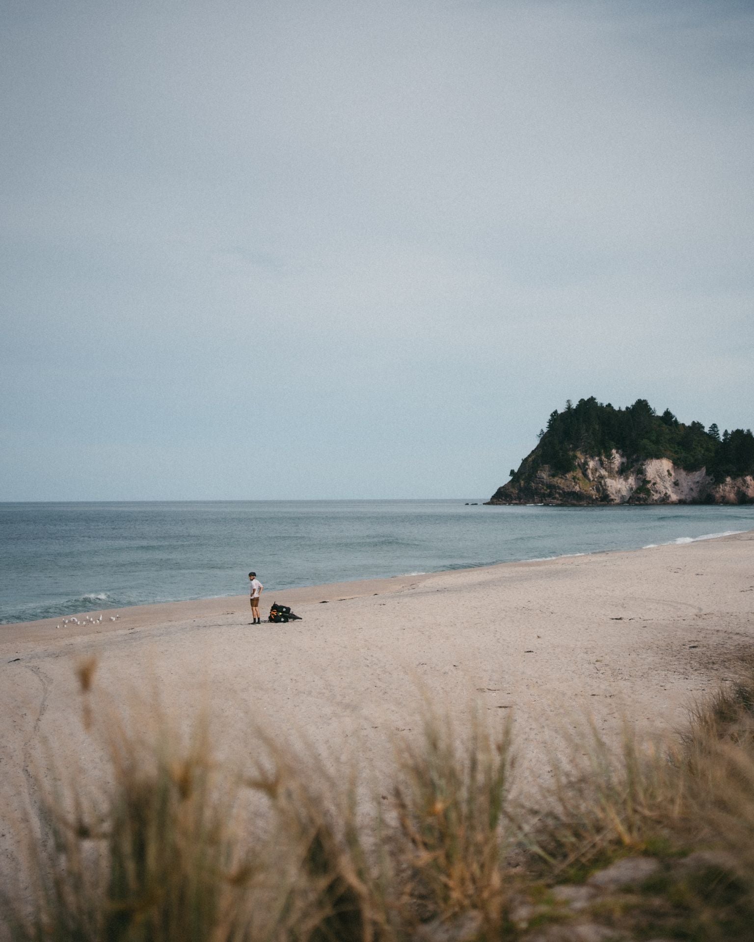 Las espectaculares imágenes del granadino que recorre Nueva Zelanda en bicicleta