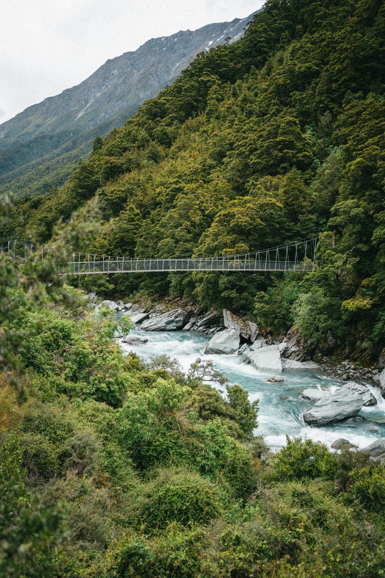 Las espectaculares imágenes del granadino que recorre Nueva Zelanda en bicicleta