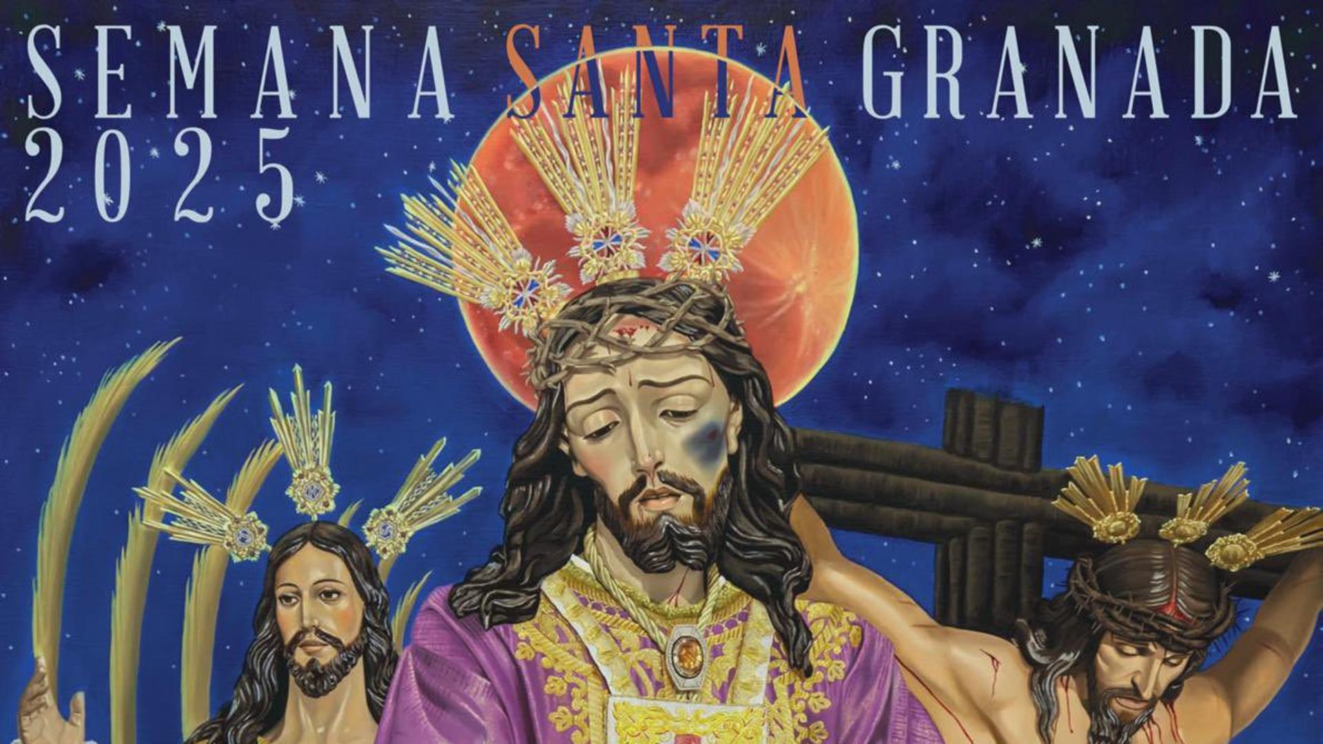 Cuatro imágenes presiden el cartel de la Semana Santa granadina de 2025 ...