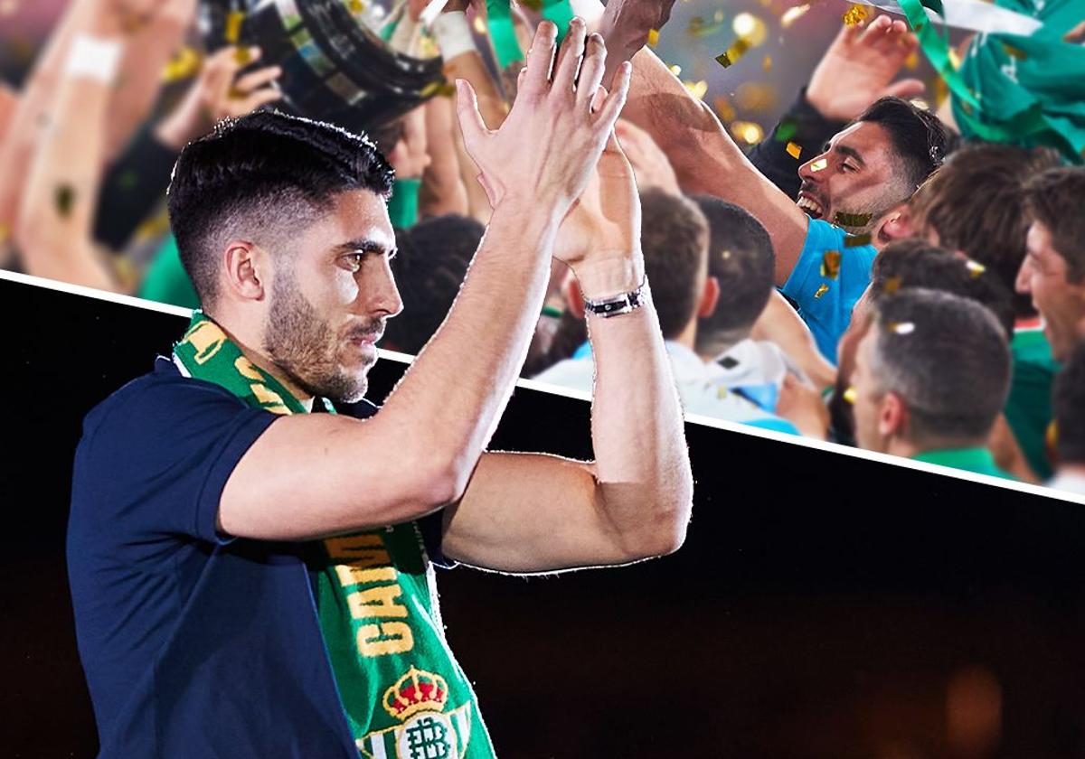 Rui Silva, durante la celebración de la Copa del Rey en 2022.