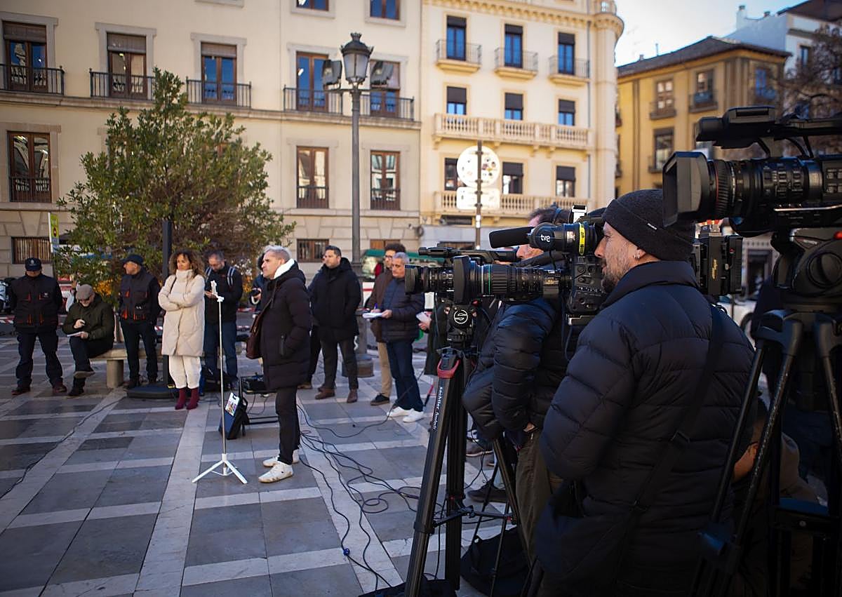 Imagen secundaria 1 - Presentación de las actividades de los Goya esta mañana en Granada.